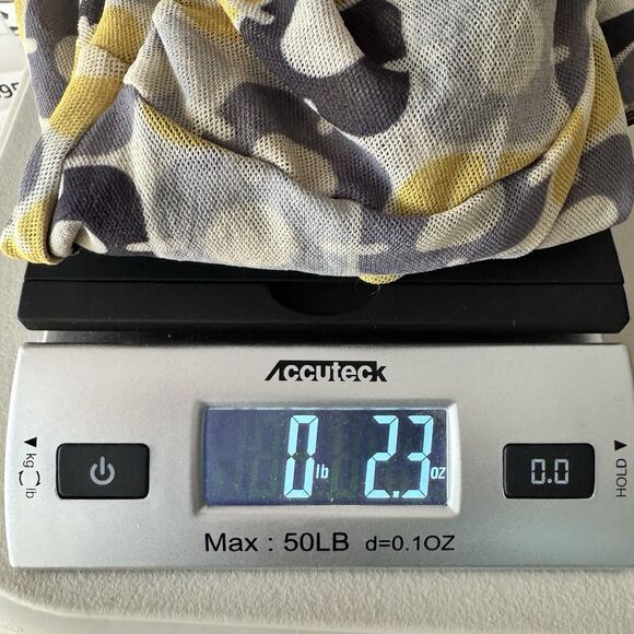 Sweet Pea Y2K Babydoll Top Small Yellow Gray Geometric Mesh Festival Sheer - Picture 12 of 12